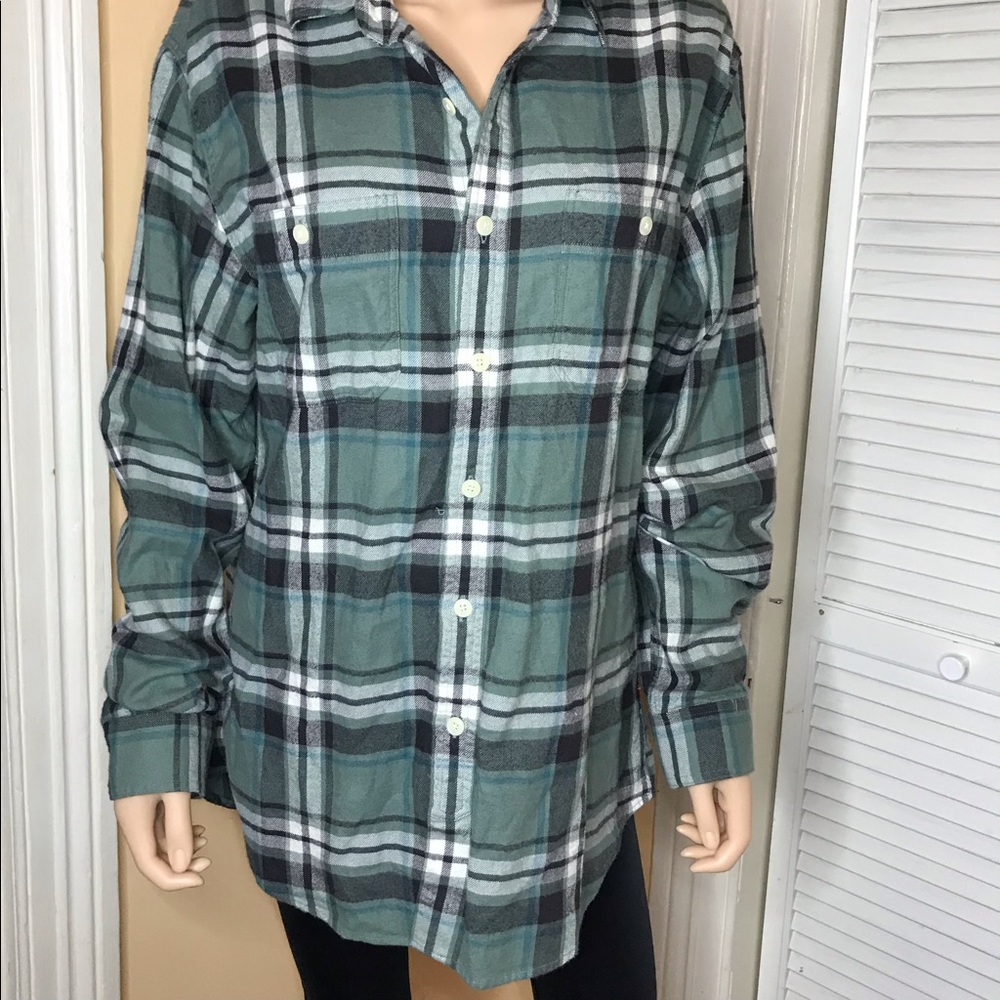 Plaid flannel shirt